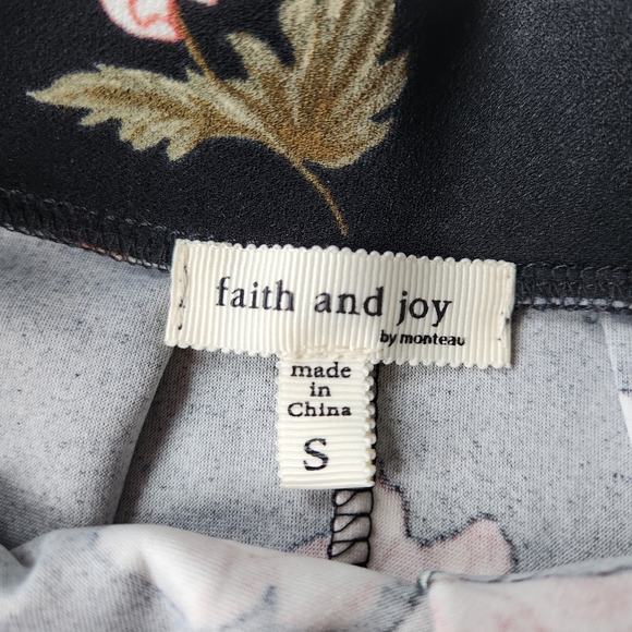 Womens Floral Pleated Skirt Knee Length Formal Size Small - Picture 2 of 5